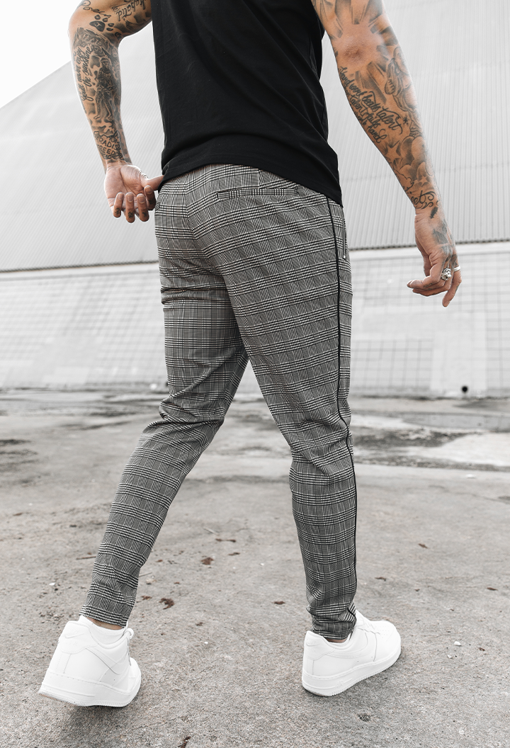 Dion Plaid Trousers